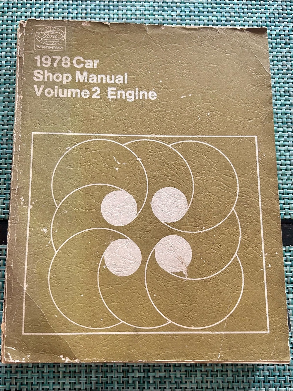 Ford Olive Green 1978 Car Shop Manual Volume 2 Engine